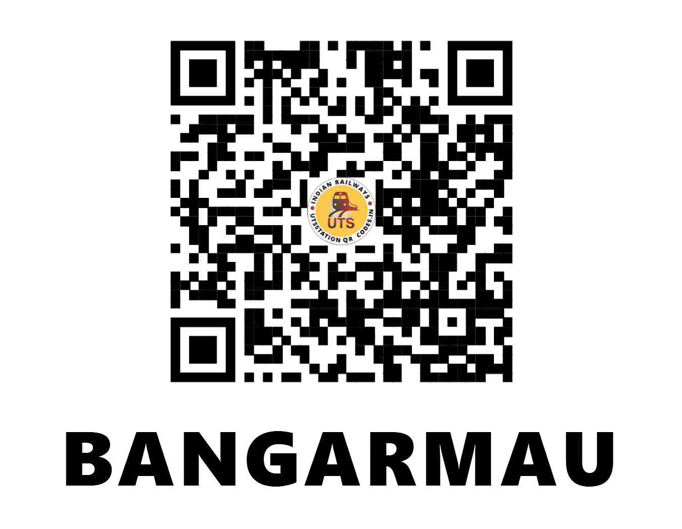 UTS QR Code for BANGARMAU - BGMU - NR (UTTAR PRADESH)